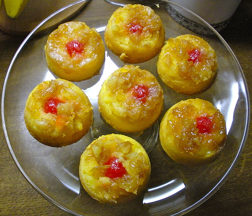 Pineapple Upside-Down Cupcakes